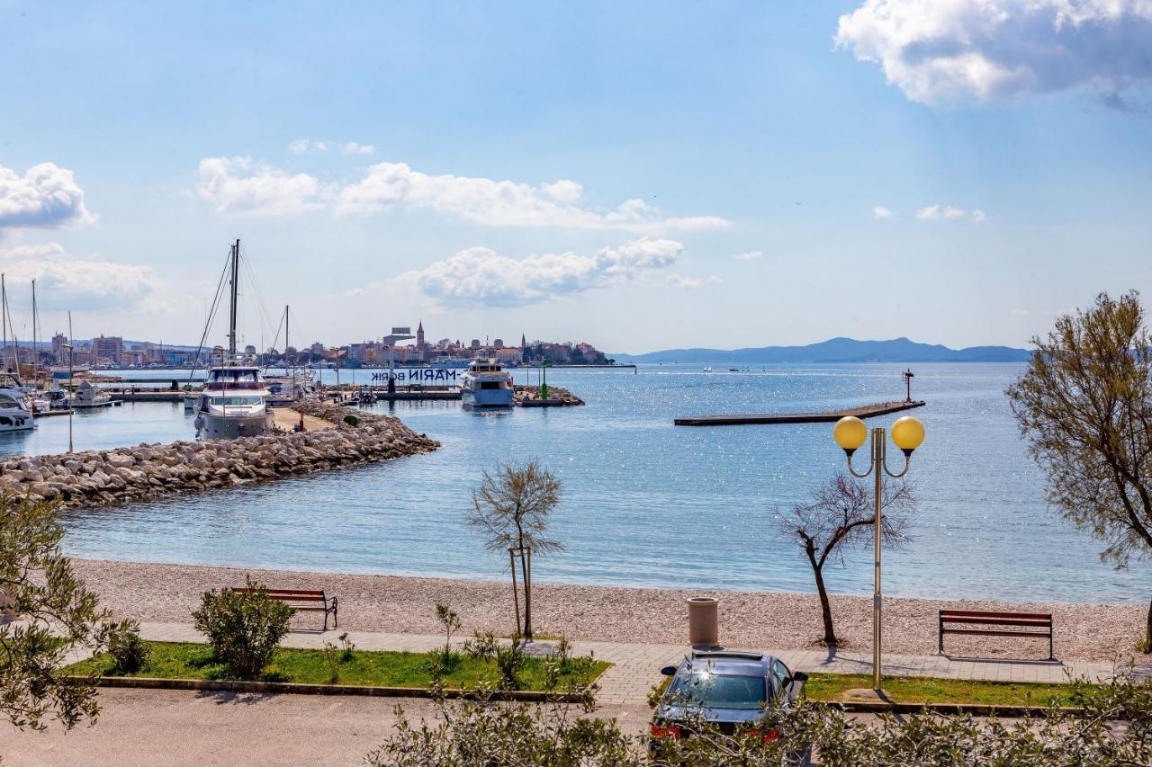 Mare-More Studio W Balcony And Beach Front And View Zadar Extérieur photo